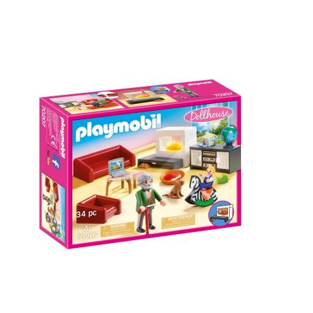 Playmobil Playmo Salon Avec Cheminee