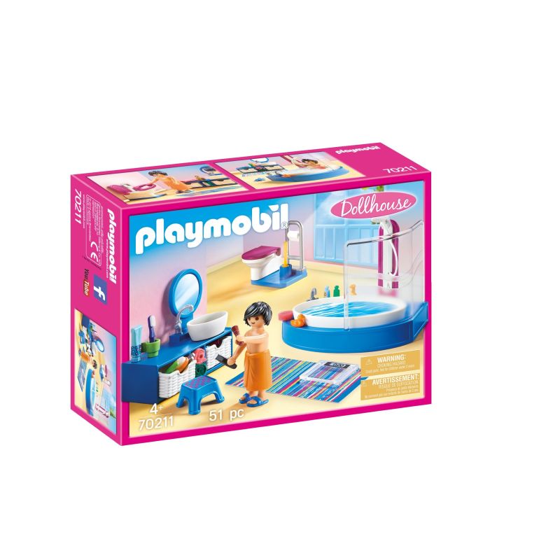 Playmobil Playmo Salle Bain Baignoire