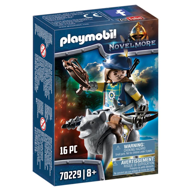 Playmobil Playmo Arbaletrier Et Loup