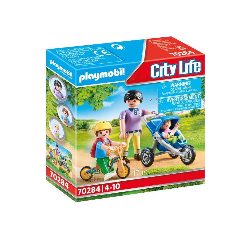 Playmobil Playmo Maman Avec Enfants