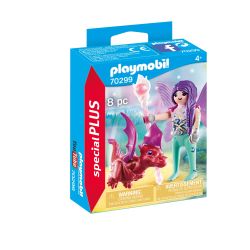 Playmobil Playmo Fee Avec Bebe Dragon