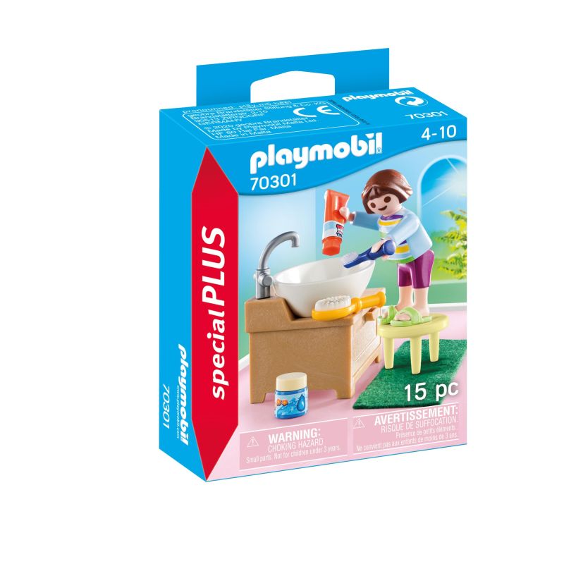 Playmobil Playmo Enfant Avec Lavabo
