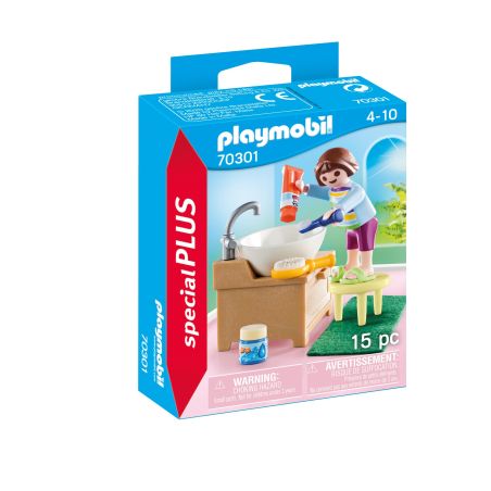 Playmobil Playmo Enfant Avec Lavabo