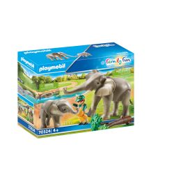 Playmobil Playmo Elephant Et Soigneur