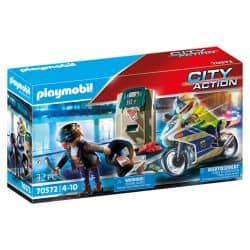 Playmobil Playmo Policier Moto Voleur