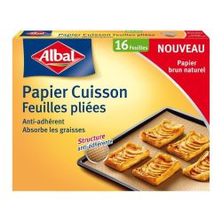 Albal Papier Feuilles Pliees