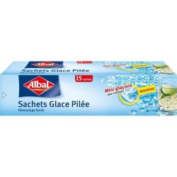 Albal Sachets Glace Pilee X15