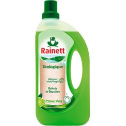 Rainett Multi Usages Citron Vert Bouteille 1L Ecolabel