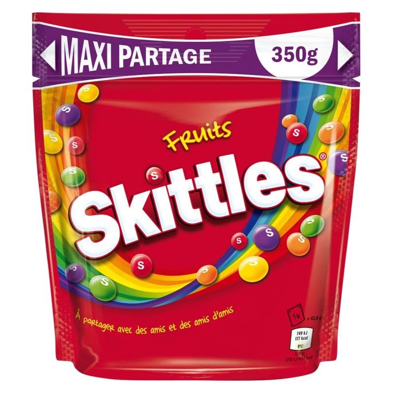Skittles Frt Maxi Poch.350G
