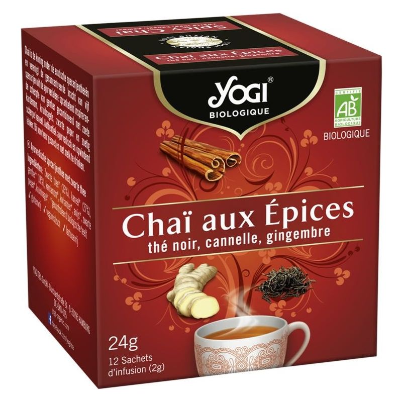 Yogi The Noir Chai Epices Bio
