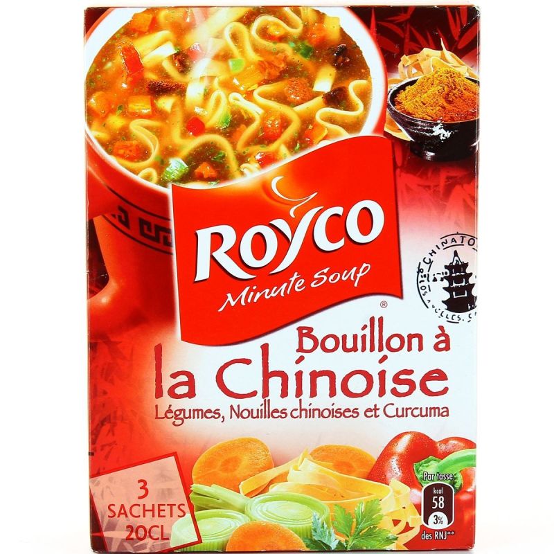 Royco Soupe Déshydratée Les Minutes Soup : 3 Sachets De 20 Cl