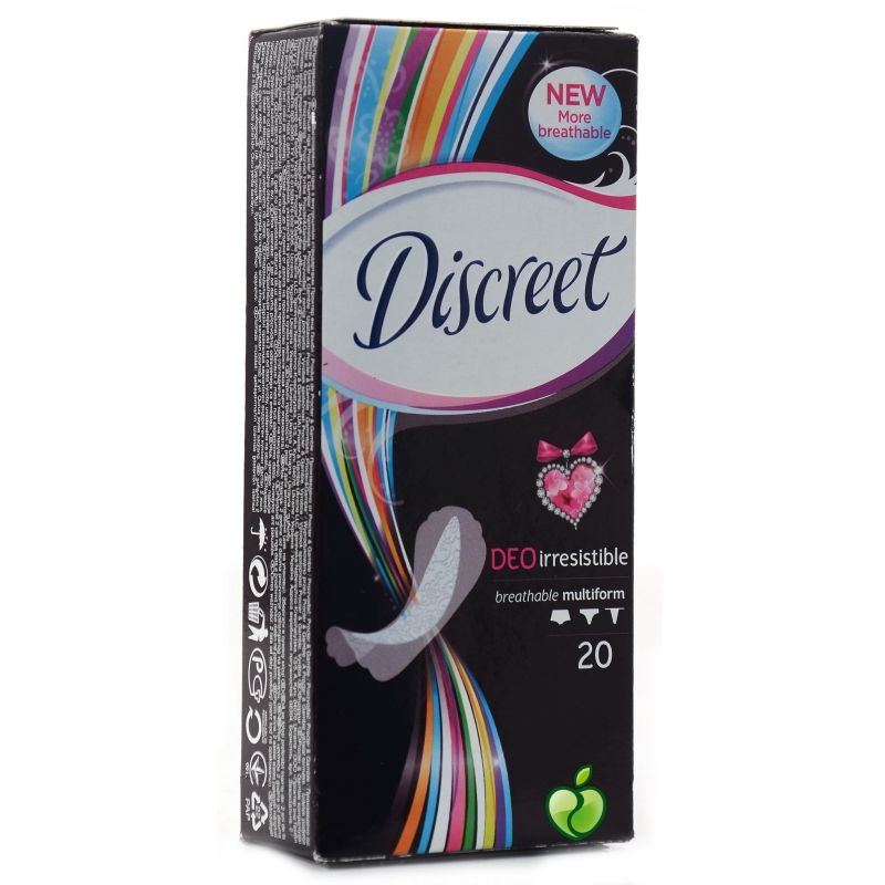 Discreet 16/ 20 Panty Liner Irresistible