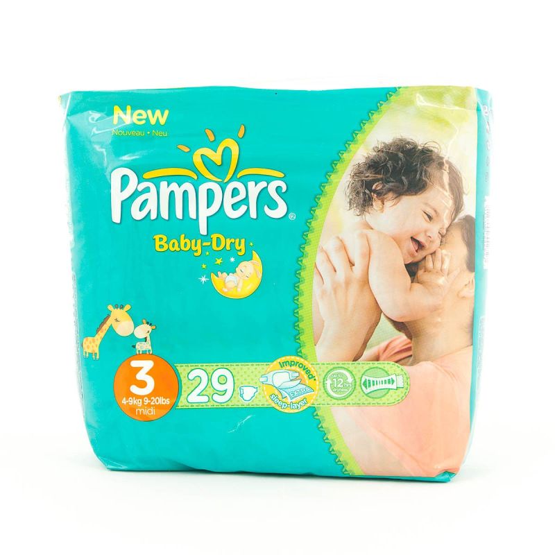 Pampers Pamp.Midix29 Unisexe 4-9K