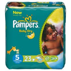 Pampers 23 Changes Baby Dry Pqt T5