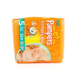 Pampers 32 Changes Super Dry Midpack Junior