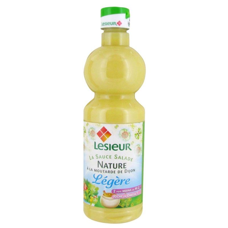 Lesieur Vinaigrette Légère Moutarde De Dijon : La Bouteille 500 Ml