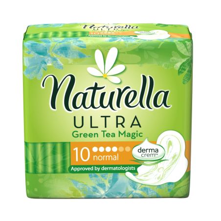 Naturella Ultra Single Pads Norm Zielherb 10