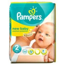 Pampers 32 Changes New Baby T2