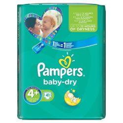Pampers 41 Changes Baby Dry Geant T4 +