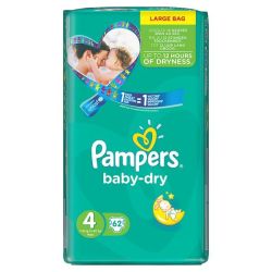 Pampers 62 Changes Baby Dry Value T4