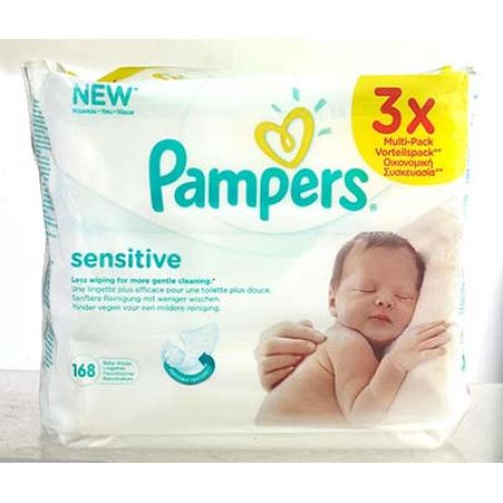 Pampers 3X56 Lingettes Sensitive