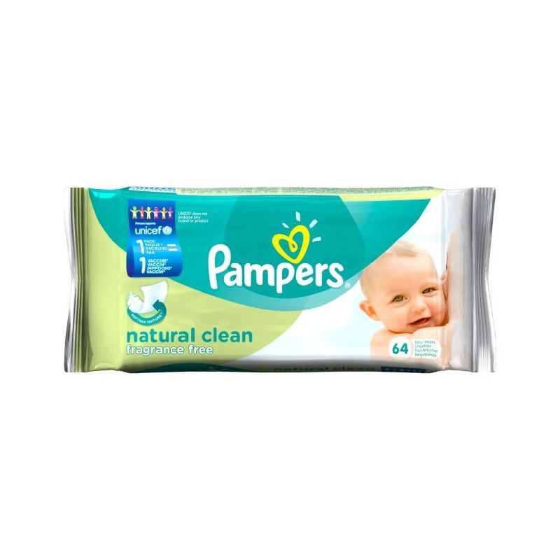 Pampers 64 Ling. Non Parfumee