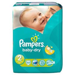 Pampers Pamp.Bb-Dry 3/6Kg X32