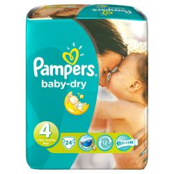 Pampers Pamp.Bb-Dry 7/18Kg X24