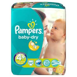 Pampers Pamp.Bb-Dry 9/20Kg X22