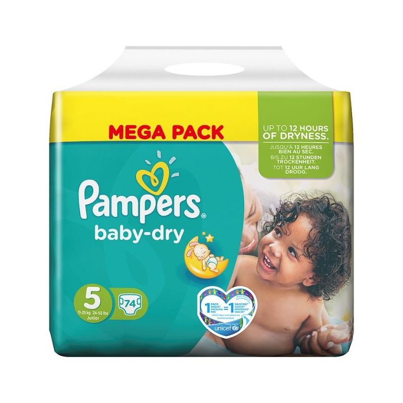 Pampers Baby Dry Mega T5 X74