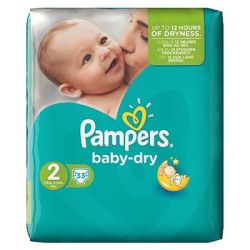 Pampers Pamp.Bb-Dry 3/6Kg X33 T2