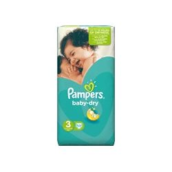 Pampers 50 Changes Baby Dry Geant T3