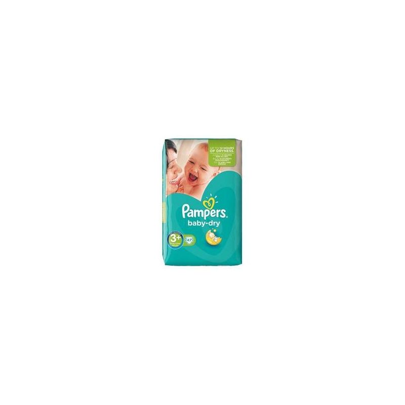 Pampers 47 Changes Baby Dry Geant T3+