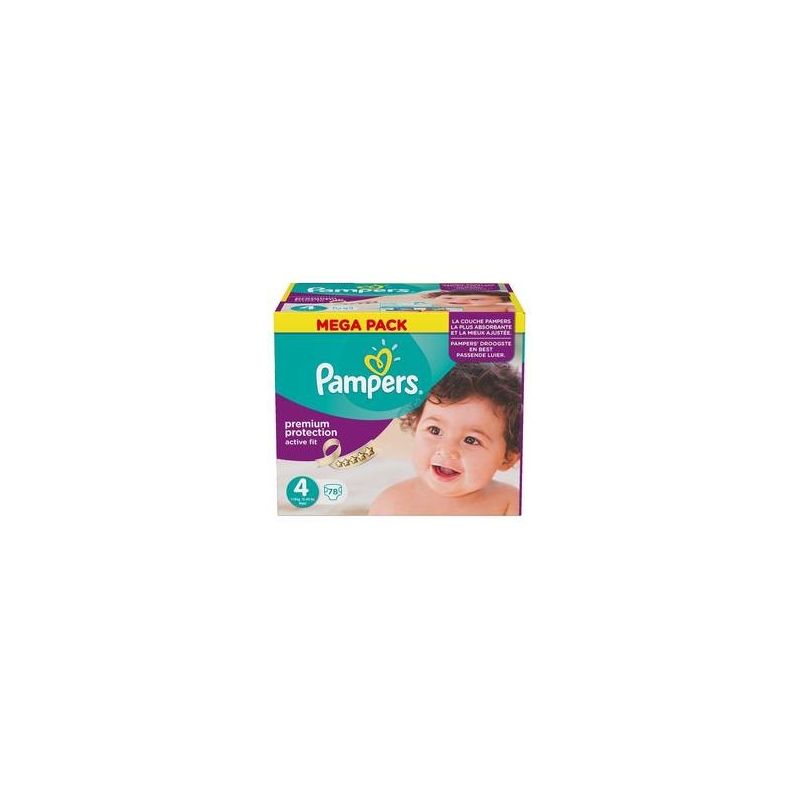 Pampers 78 Changes Anti Fuite Mega T4