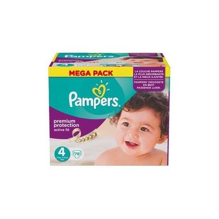 Pampers 78 Changes Anti Fuite Mega T4