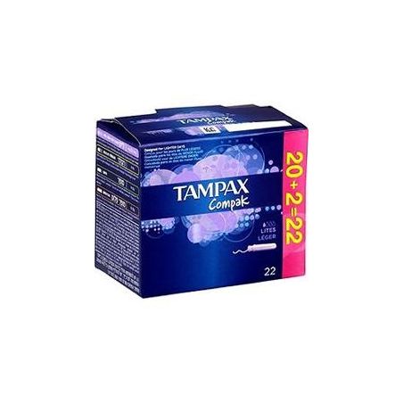 Tampax 22 Tampons Compak Lites