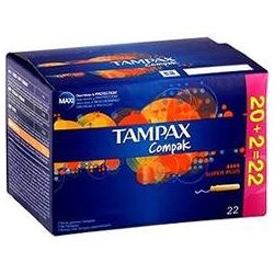 Tampax 22 Tampons Compak Super+