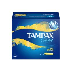 Tampax 22 Tampons Compak Regulier