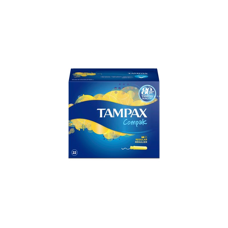 Tampax 22 Tampons Compak Regulier