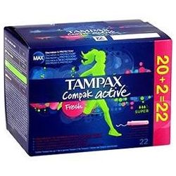 Tampax 22 Tampons Compak Freshness Super