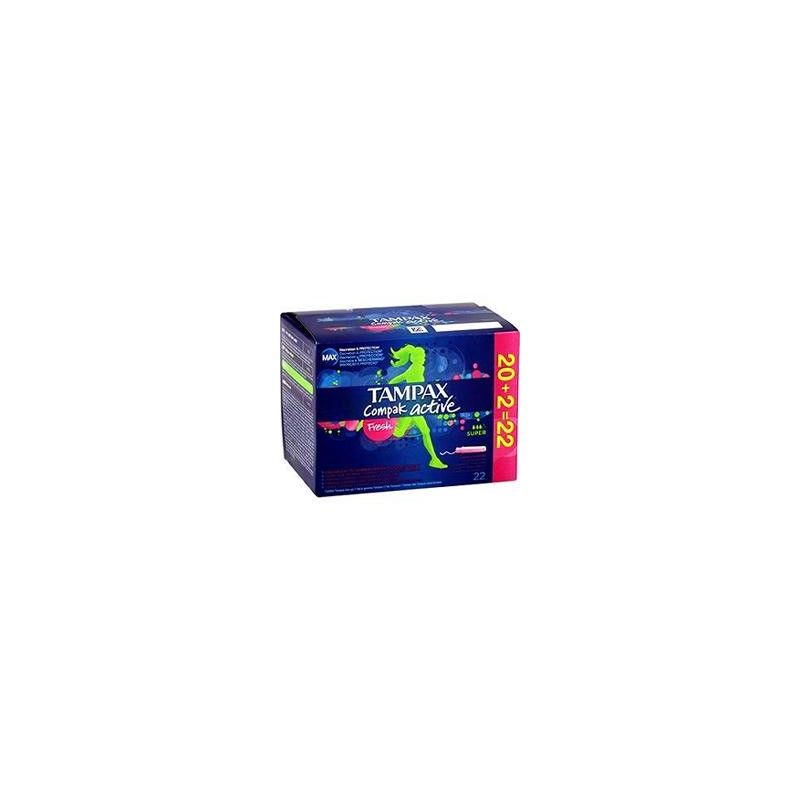 Tampax 22 Tampons Compak Freshness Super