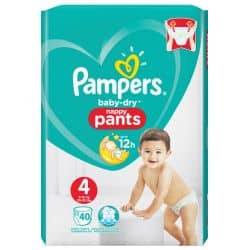 Pampers X40 Baby Dry Pants Geant T4