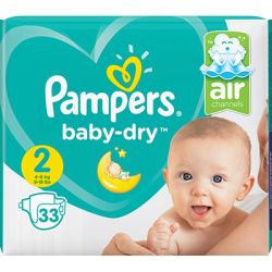 Pampers T2X33 Bdry Pqt