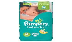 Pampers Baby Dry Value+ T4X60