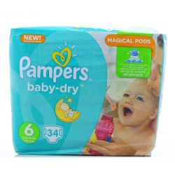 Pampers Baby Dry Geant T6 X34
