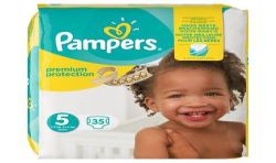 Pampers Couches Bébé 11-16 Kg Premium Protection Taille 5 : Le Paquet De 35