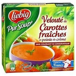 Pur Soup' Carottes fraîches et pointe de crème - Liebig - 1 l