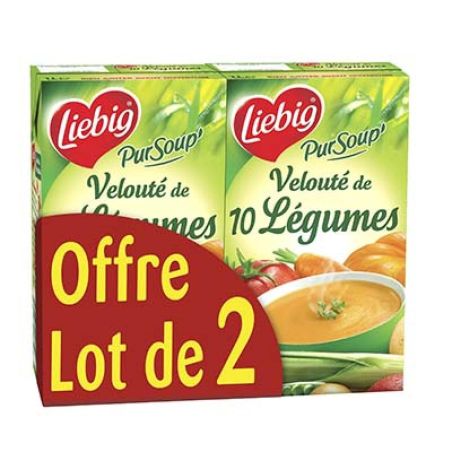 Liebig 2X1L Velout.10Leg.Lieb.Os