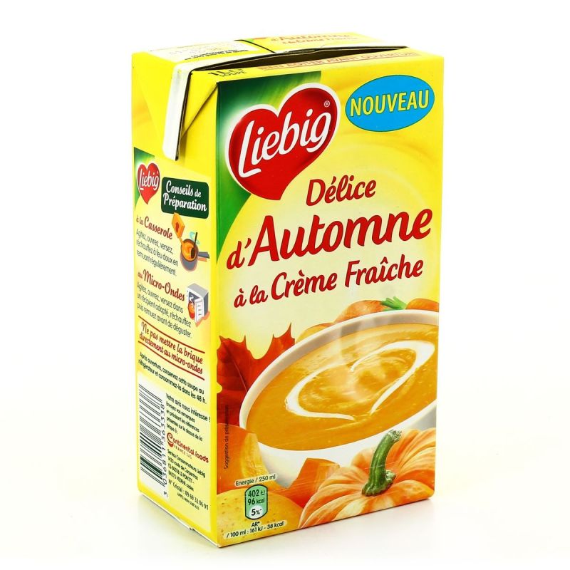 Liebig Brick 1L Pursoup Doux Plaisir Delice Automne Creme
