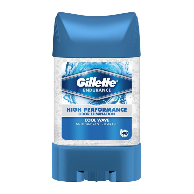 Gillette Endurance Cool Wave Deodorant Gel For Men 75Ml